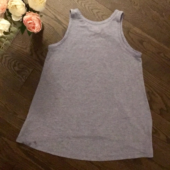 Girl’s Hi Low Striped Boaters Tank Top - Picture 6 of 6